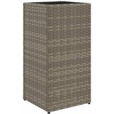 Furnova Vrtno korito siva 30x30x60 cm poli ratan, (21921494) | Shoptok.si