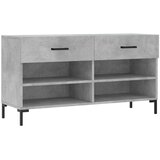 vidaXL Klupa za cipele siva boja betona 102x35x55 cm konstruirano drvo | shoptok.hr