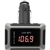 Sal FM modulator sa daljinskim, 12V/24V, USB - FMT 100, Sivi | Eponuda.ba