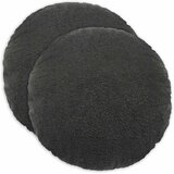  Presvlaka za jastuk 2 pcs HEERLEN Tamnosiva &amp;Oslash; 40 cm Boucl&amp;eacute; Slike