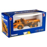  Metalni kiper kamion 1:87 s premičnimi deli - rumen | Shoptok.si