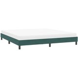  Okvir kreveta bez madraca tamnozeleni 200x210 cm baršun | shoptok.hr