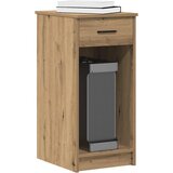 vidaXL Tower stalak za računalo s ladicom boja hrasta 35x45x77 cm | shoptok.hr