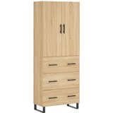  Visoka komoda hrasta sonome 69 5x34x180cm od konstruiranog drva | shoptok.hr
