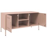 vidaXL TV ormarić ružičasti 100,5 x 39 x 50,5 cm čelični | shoptok.hr