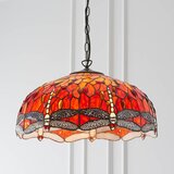 Endon 64082 - Luster na lancu Tiffany DRAGONFLY, 3xE27/60W/230V, prečnik 50 cm | Eponuda.com