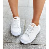 Gemre White sneakers on a thick sole Ivalu | shoptok.hr