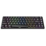  Tastatura gaming RAMPAGE REBEL black, Mechanical, Low Profile, blue switch, US Layout, Rainbow | Eponuda.ba