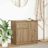 vidaXL Komoda s predalom artisan hrast 71x35x65 cm inženirski les Cene