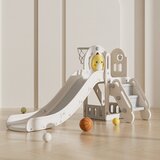 IQ GLOBAL doo Dečji tobogan sa košem "Veselo pače" (sivo beli) | ePonuda.com