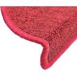  Prostirke za stepenice 30 kom 56x17x3 cm crvene poluokrugle | shoptok.hr