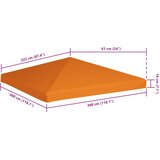  Pokrov za sjenicu 310 g/m² 3 x 3 m narančasti | Eponuda.com