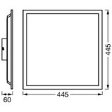 Osram LED RGBW prigušiva plafonska lampa SMART+ MAGIC LED/24W/230V 45x45 cm Wi-Fi | Eponuda.com
