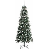  Umjetno božićno drvce Zelena 180 cm PVC, plastika i čelik | shoptok.hr