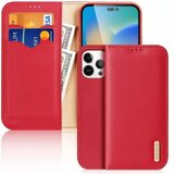 Dux ducis Hivo kožna torbica novčanik za Apple iPhone 15 Pro crvena | shoptok.hr