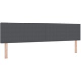  LED glava kreveta Tamno siva 200 cm Kordura tekstil | shoptok.hr