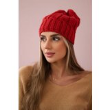 Kesi Cap with fleece Iwona K221 burgundy Cijene
