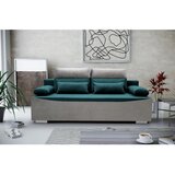  Kavč ALEŠA svetlosiva / turkizna | Shoptok.si
