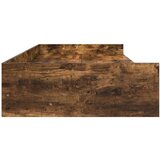  S uzglavljem s ladicama Dimljeni hrast 80 x 200 cm Konstruirano drvo | shoptok.hr