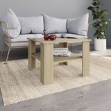 vidaXL Stolić za kavu boja hrasta sonome 60 x 60 x 42 cm od iverice Cijene