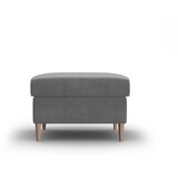 Cosmopolitan Design Svijetlo sivi baršunast tabure Kyoto – | shoptok.hr