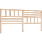 Maison Chic posteljno vzglavje - vzglavna omarica - nočna omarica 206x4x100 cm trdna borovina, (21704418) Cene