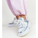 Gemre White-silver platform sneakers Lengyel | ePonuda.com