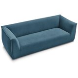 Bobochic Paris Modra sedežna garnitura iz rebrastega žameta 242 cm Giorgia – | Shoptok.si
