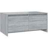 vidaXL Klubska mizica siva sonoma 90x50x41,5 cm iverna plošča | Shoptok.si