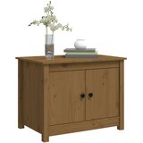  Klubska mizica medeno rjava 71x49x55 cm trdna borovina, (20714223) | Shoptok.si