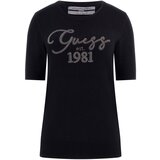 Guess Majice & Polo majice Paloma Logo Rn Ss Swtr Črna Cene