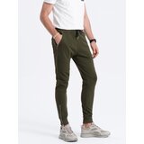 Ombre Men's sweatpants in pleasant knit fabric - cream melange Cijene