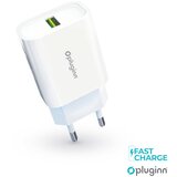  Kućni punjač pluginn PI-D48, 5V, 2.4A, 12W sa type c kablom beli Cene