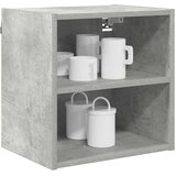 vidaXL Viseča omarica s polico Riga Betonsko siva 40 x 29,5 x 40 cm | Shoptok.si