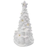  Keramično drevo LED s snežaki, 33,5 cm, 2x AA, notranje, topla bela | Shoptok.si