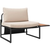  Vrtni set za objed 3 pcs Sivo-smeđa Čelik | shoptok.hr