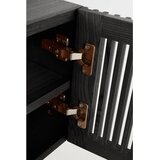 Jotex Crna TV komoda u dekoru jasena 160x50x43 cm Sion – | shoptok.hr