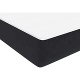 vidaXL Box spring postelja z vzmetnico črna 160x220 cm žamet | Shoptok.si