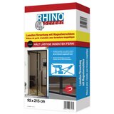 Windhager rhino Insect Screen Mrežasta zavjesa protiv insekata (95 x 215 cm, Crne boje, Pričvršćivanje čičkom, Vrata za terasu) | shoptok.hr