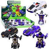  Auto robot 2u1 sportski policijski automobil miks za vožnju | shoptok.hr