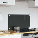  Tamno Siva Kuhinjska Ploča 70x40x0 6 cm Kaljeno Staklo | shoptok.hr