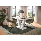 MID.YOU Raztegljiva Miza Marlon, Bela, 150-190x90cm | Shoptok.si