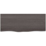Stolna Mizna plošča temno siva 100x40x2 cm obdelana trdna hrastovina, (20818412) | Shoptok.si