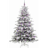  Umjetno božićno drvce s nogom Bijelo 210 cm PE i PVC | shoptok.hr