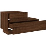  Noćni ormarić s LED svjetlima boja smeđeg hrasta 70x36x40,5 cm | Eponuda.ba