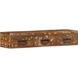 vidaXL Zidni TV ormarić 100x30x19 cm Obrađeno puno drvo | shoptok.hr