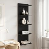  Polica na zidu Crni hrast 30 x 15 x 100 cm Konstruirano drvo | shoptok.hr