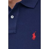 Polo Ralph Lauren Bombažen polo mornarsko modra barva | Shoptok.si