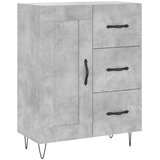  Komoda siva boja betona 69,5x34x90 cm od konstruiranog drva | shoptok.hr