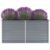 Furnova Visoka greda iz pocinkanega jekla 160x40x77 cm sive barve, (21920330) Cene